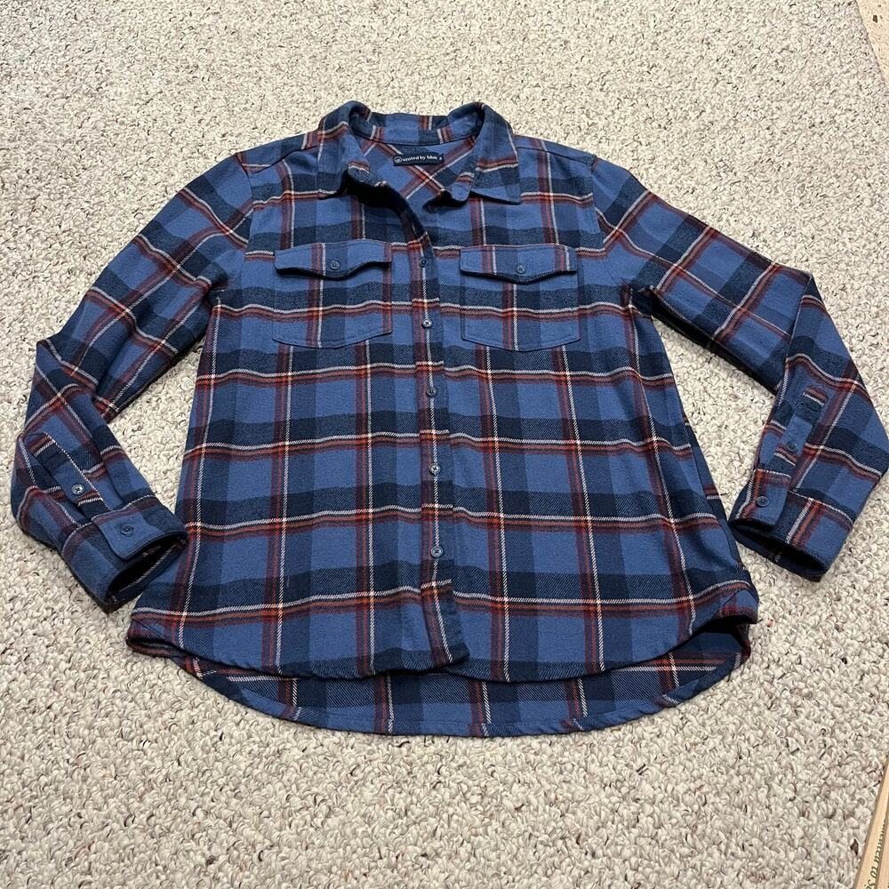 United By Blue Flannel Button Down Shirt M Heavyweight Cabincore Outdoor Casual
